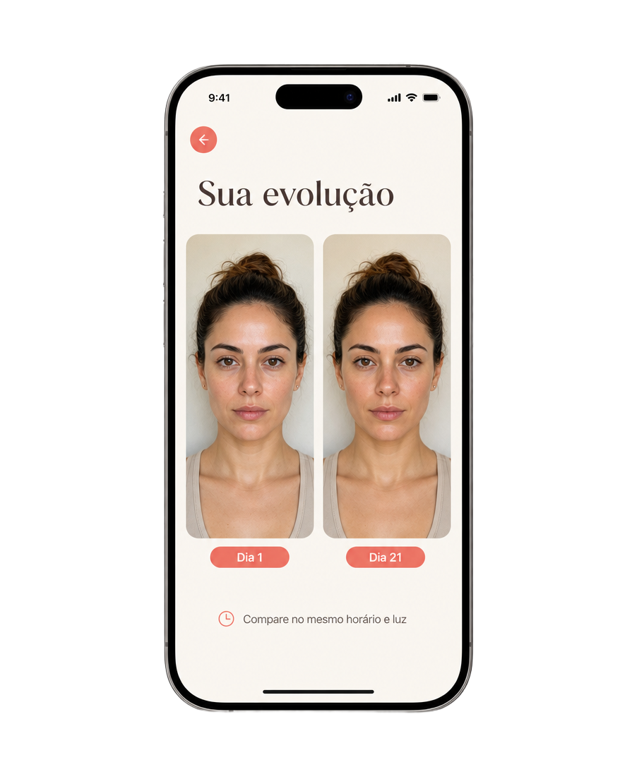 Veja sua evolução acontecer.